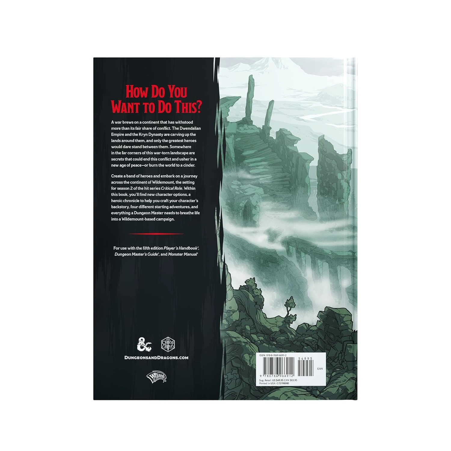 Upload image for Dungeons & Dragons - Explorer's Guide to Wildemount