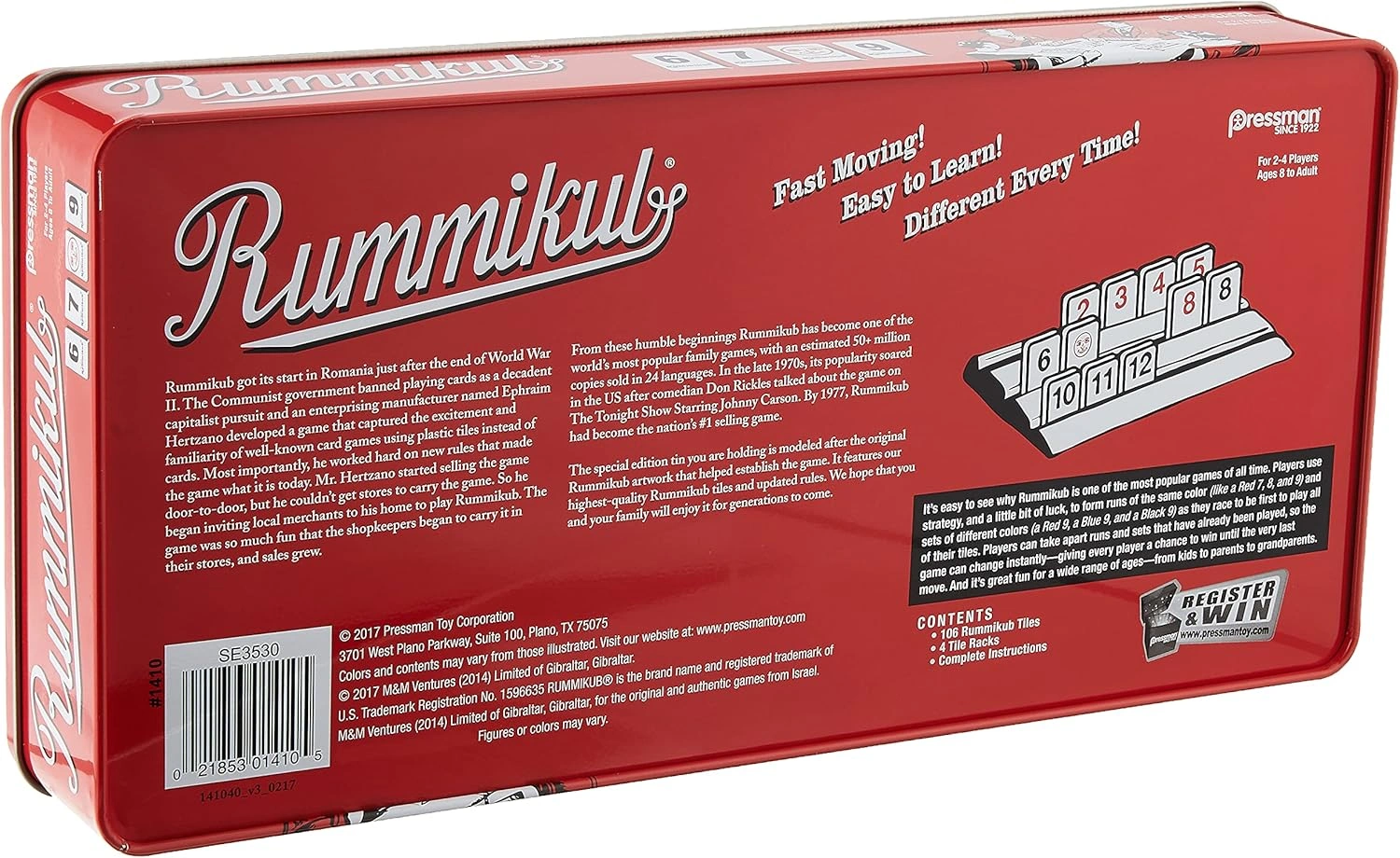 Upload image for Rummikub - Retro Tin Edition