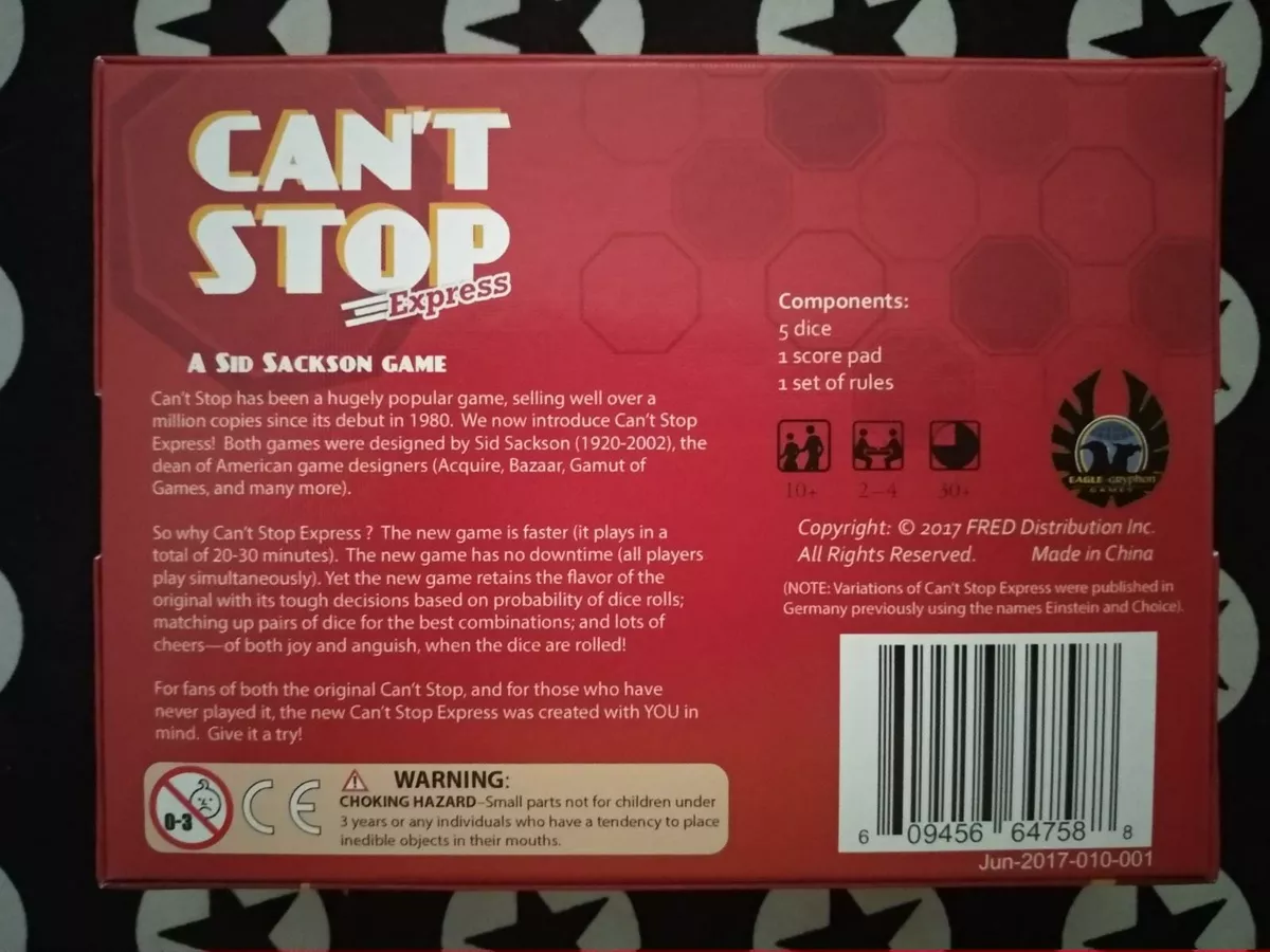 Upload image for Can't Stop Express