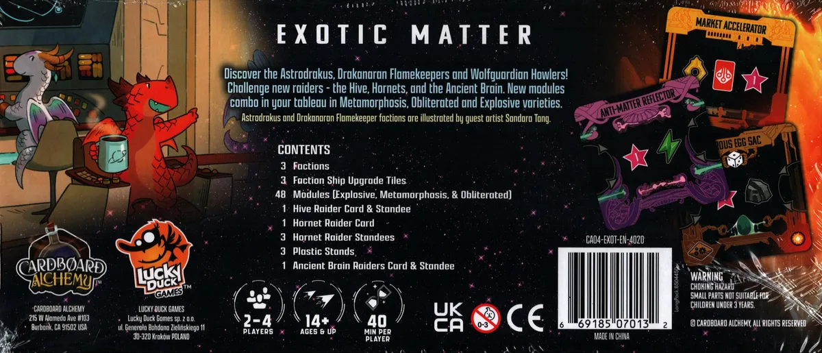 Upload image for Andromeda's Edge: Exotic Matter Promo Kit