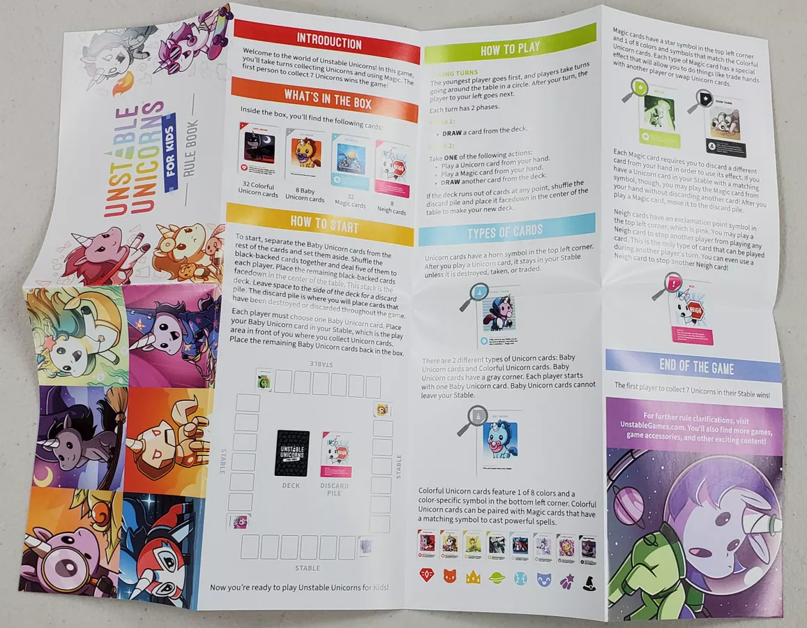 Upload image for Unstable Unicorns for Kids