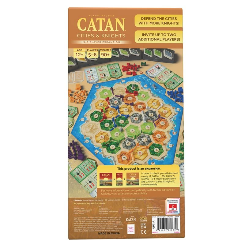 Upload image for Catan: Cities & Knights – 5-6 Player Extension