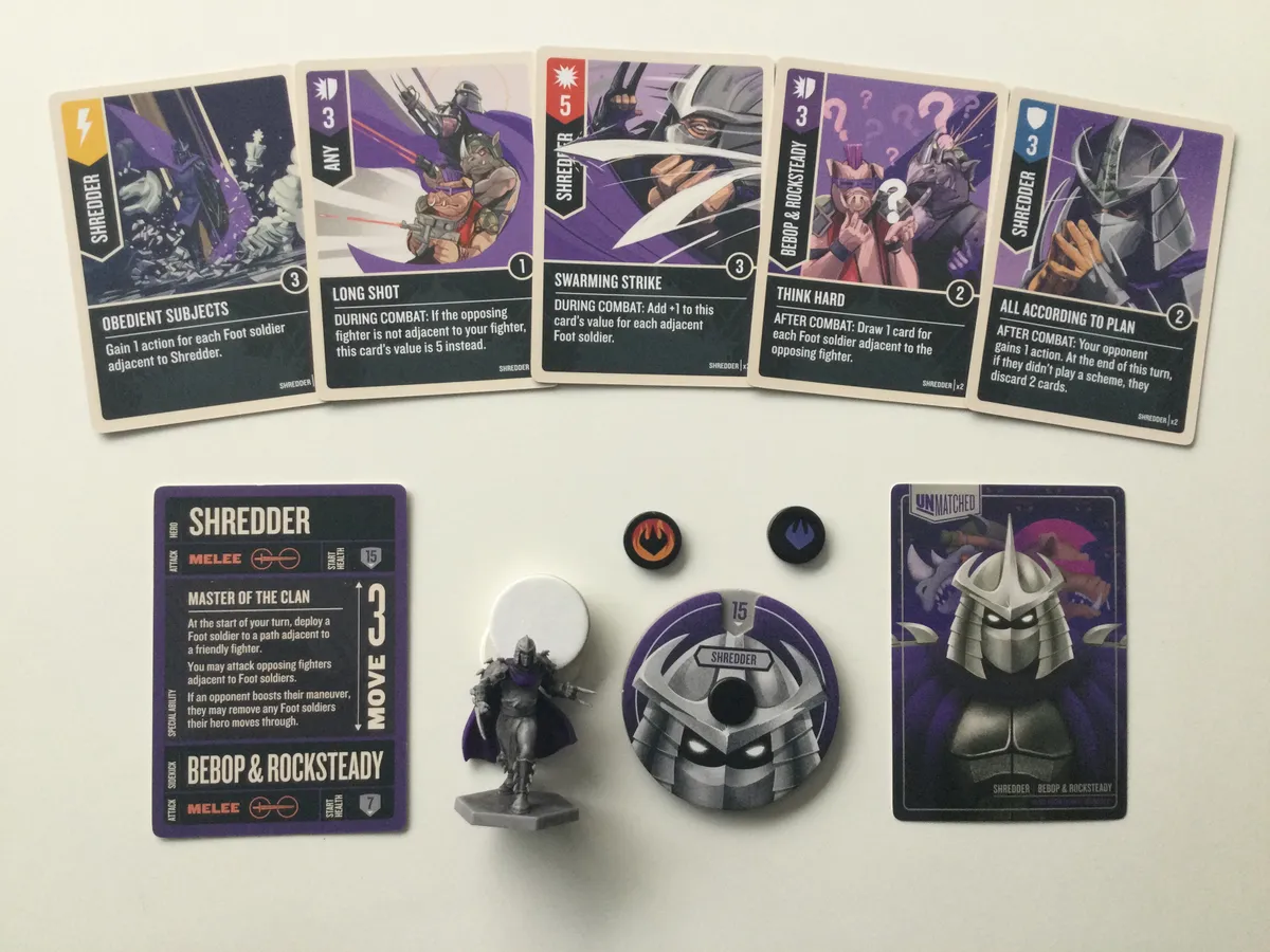 Upload image for Unmatched Adventures: Teenage Mutant Ninja Turtles – Shredder and Krang Expansion - IELLO Edition