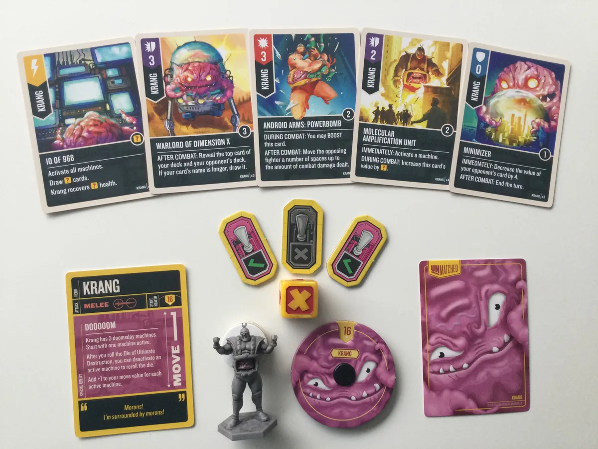 Upload image for Unmatched Adventures: Teenage Mutant Ninja Turtles – Shredder and Krang Expansion - IELLO Edition
